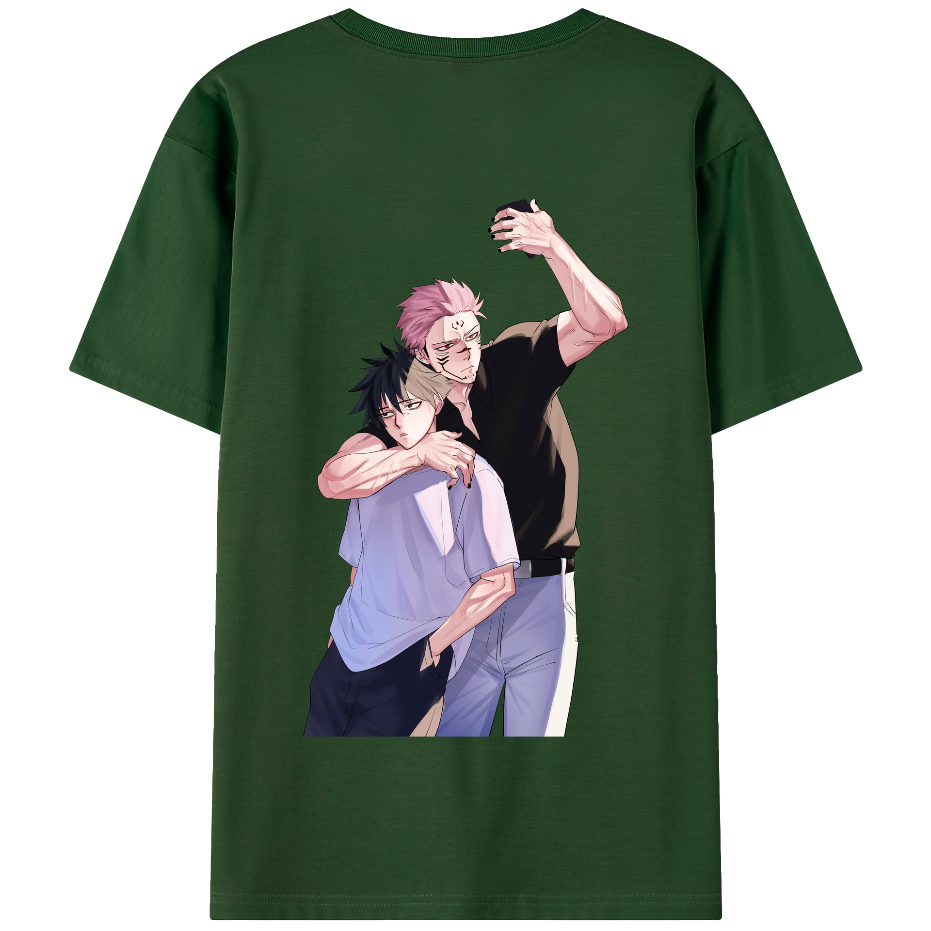 （画像用） 呪術廻戦 Jujutsu Kaisen 綿100％半袖Tシャツ（背面プリント）
